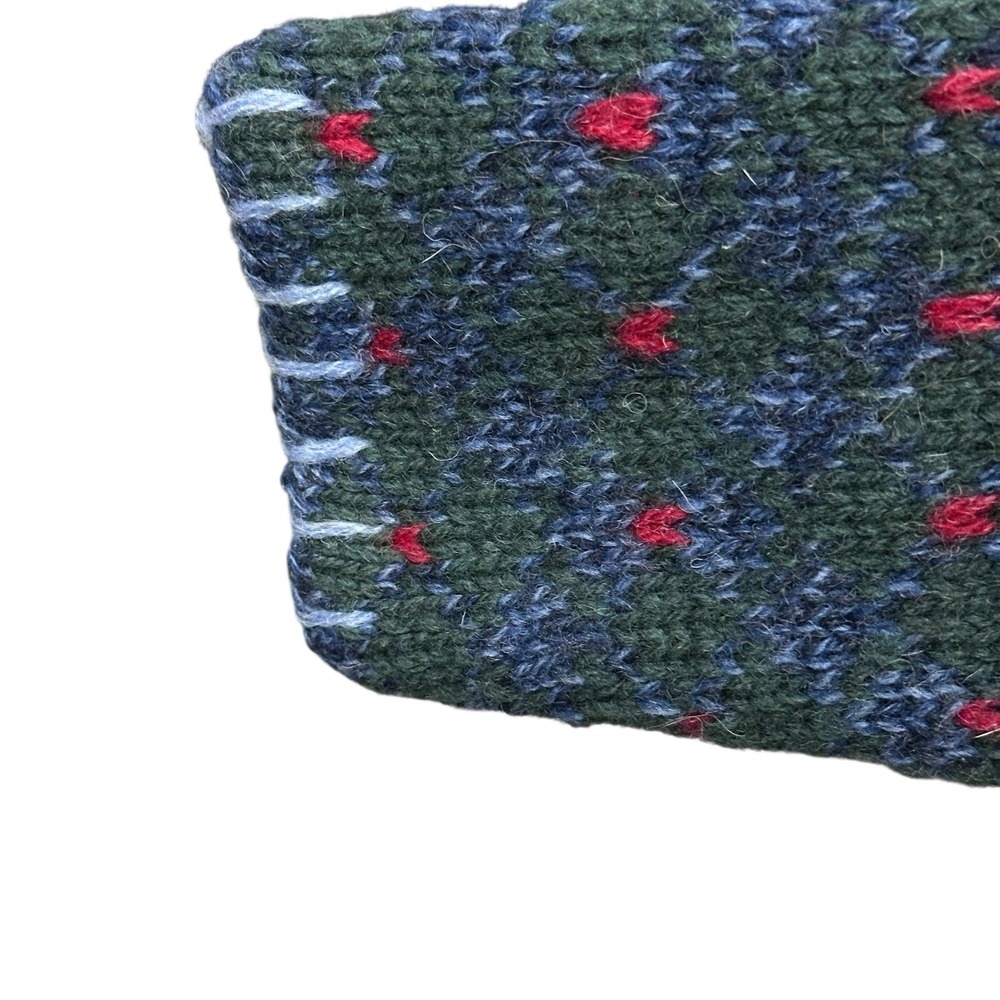 Vtg Liz Claiborne 80s 90s Ugly Cosby Granny Sweater Xmas Hand Knitted Wool SZ M - Picture 4 of 9